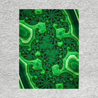 Malachite Fractals 3 T-Shirt